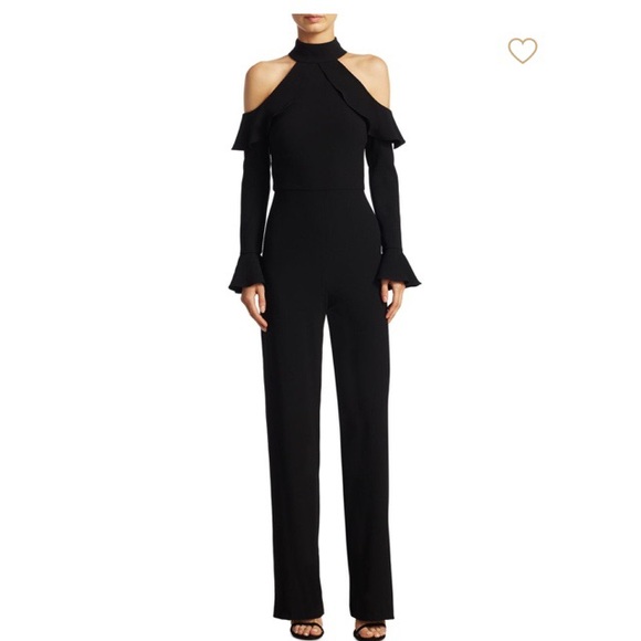 ml monique lhuillier jumpsuit with bow